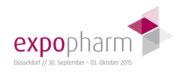 Logo der größten pharmazeutischen Fachmesse Europas, der Expopharm.